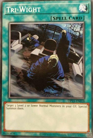 Common, OTS Tournament Pack 15, Spell, Unlimited Tri-Wight [OP15-EN018] Common - Trading Card World