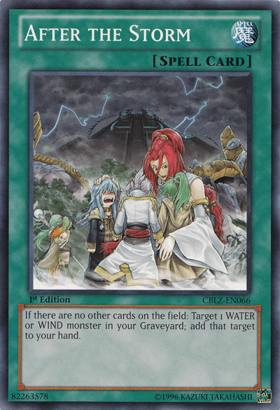 1st Edition, Common, Cosmo Blazer, Normal Spell, Spell, Unlimited After the Storm [CBLZ-EN066] Common - Trading Card World