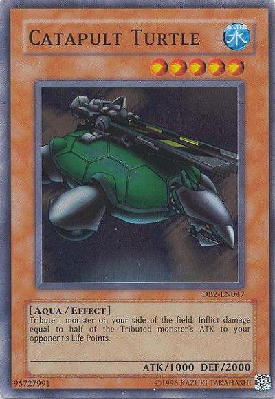 Aqua, Dark Beginning 2, Effect Monster, Super Rare, Unlimited, Water Catapult Turtle [DB2-EN047] Super Rare - Trading Card World