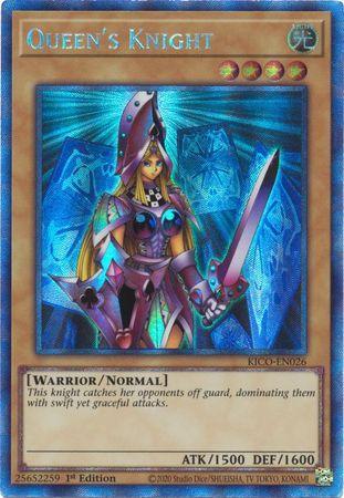 1st Edition, Collector's Rare, King's Court, Light, Normal Monster, Warrior Queen's Knight (Collector's Rare) [KICO-EN026] Collector's Rare - Trading Card World