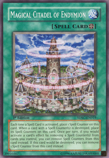 1st Edition, Common, Field Spell, Spell, Structure Deck: Spellcaster's Command, Unlimited Magical Citadel of Endymion [SDSC-EN019] Common - Trading Card World