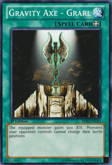 1st Edition, Battle Pack 2: War of the Giants, Equip Spell, Mosaic Rare, Spell, Unlimited Gravity Axe - Grarl [BP02-EN143] Mosaic Rare - Trading Card World