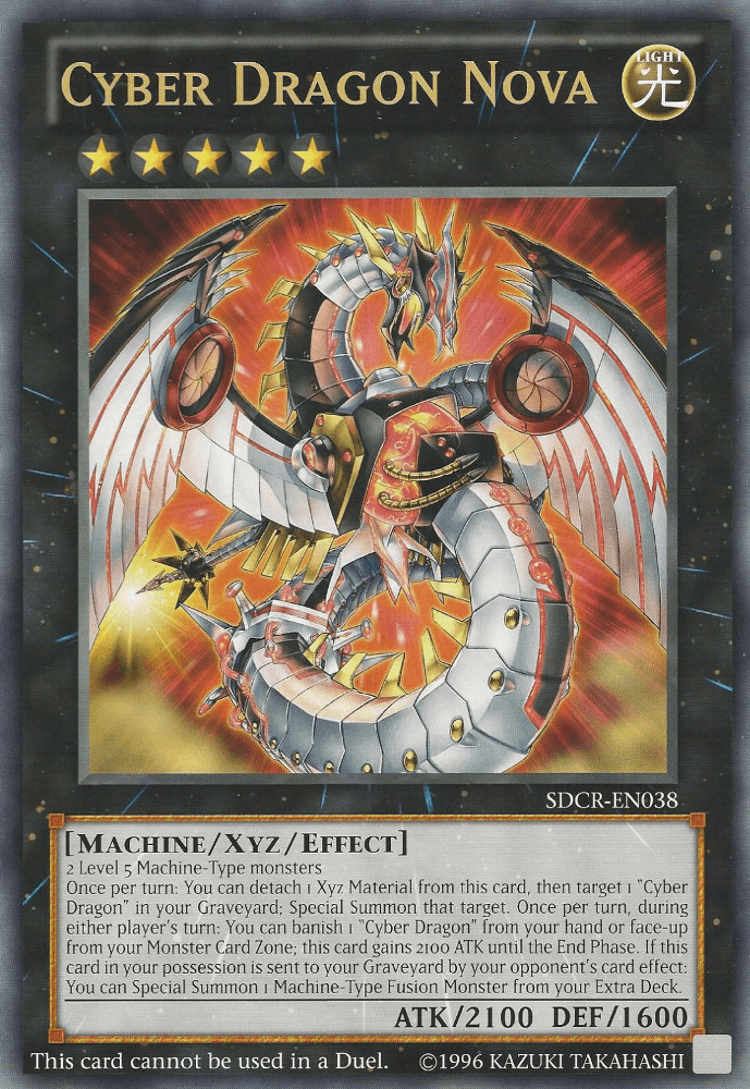 Light, Limited, Machine, Promo, Value Boxes, Xyz/Effect Monster Cyber Dragon Nova (Oversized) (Machine Madness) [SDCR-EN038] Promo - Trading Card World
