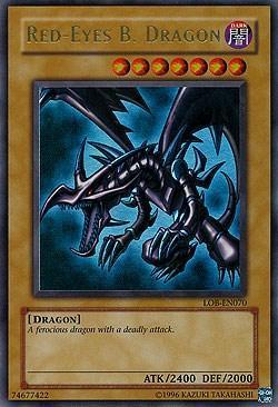 Dark, Dragon, Normal Monster, The Legend of Blue Eyes White Dragon, Ultra Rare, Unlimited Red-Eyes B. Dragon [LOB-EN070] Ultra Rare - Trading Card World