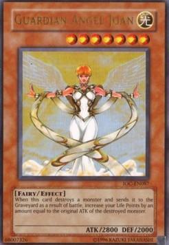 Effect Monster, Fairy, Invasion of Chaos, Light, Ultra Rare, Unlimited Guardian Angel Joan [IOC-EN087] Ultra Rare - Trading Card World