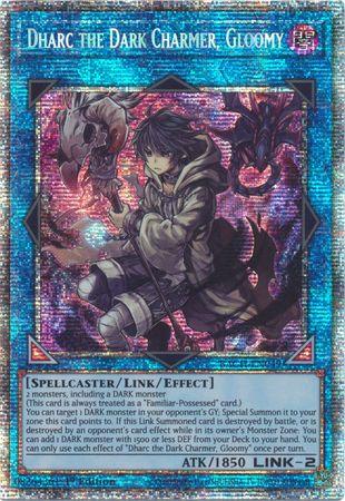 1st Edition, Battle of Chaos, Dark, Link/Effect Monster, Spellcaster, Starlight Rare Dharc the Dark Charmer, Gloomy [BACH-EN049] Starlight Rare - Trading Card World