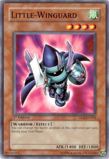 1st Edition, Common, Effect Monster, Starter Deck: Jaden Yuki, Unlimited, Warrior, Wind Little-Winguard [YSDJ-EN012] Common - Trading Card World