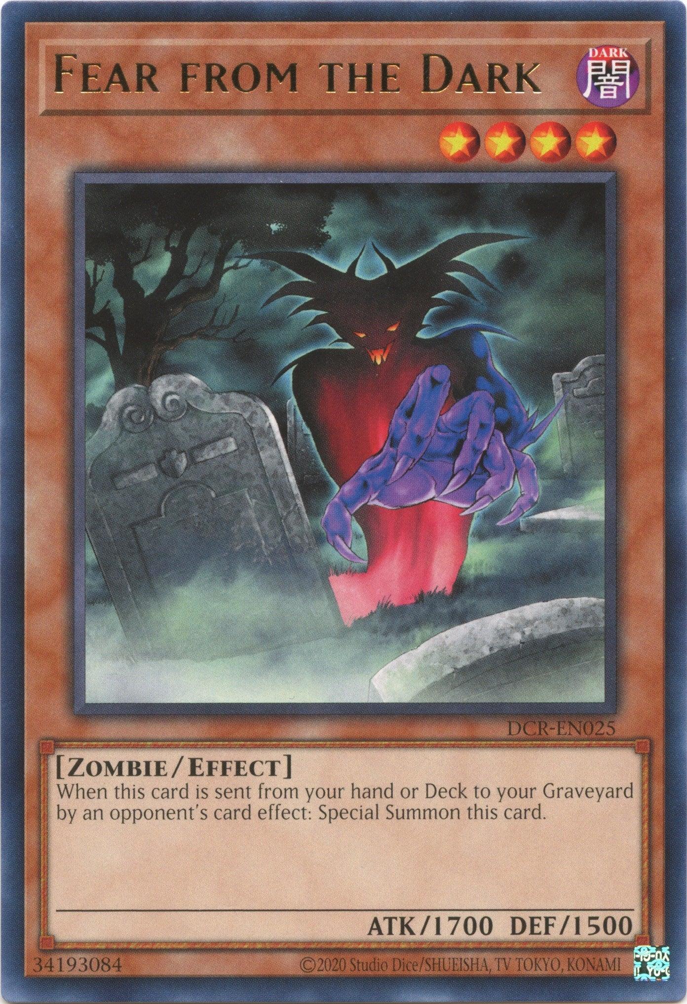 Dark, Dark Crisis (25th Anniversary Edition), Effect Monster, Rare, Unlimited, Zombie Fear from the Dark (25th Anniversary) [DCR-EN025] Rare - Trading Card World