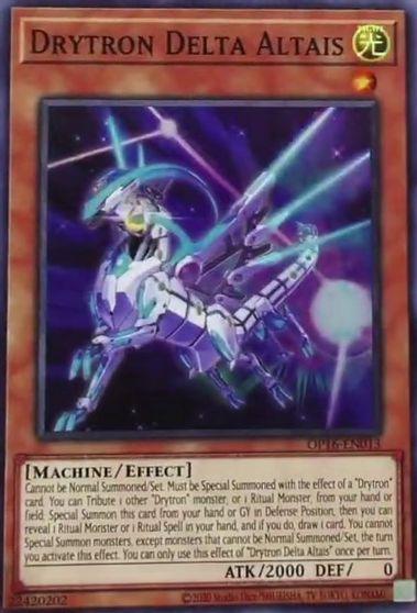 Effect, Light, Machine, OTS Tournament Pack 16, Super Rare, Unlimited Drytron Delta Altais [OP16-EN013] Super Rare - Trading Card World