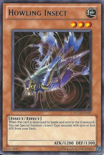 Duelist League Promo, Earth, Effect Monster, Insect, Rare, Unlimited Howling Insect (Blue) [DL13-EN007] Rare - Trading Card World