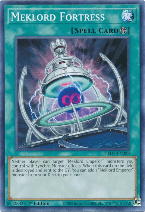1st Edition, Common, Field Spell, Legendary Duelists: Rage of Ra, Spell, Unlimited Meklord Fortress [LED7-EN029] Common - Trading Card World