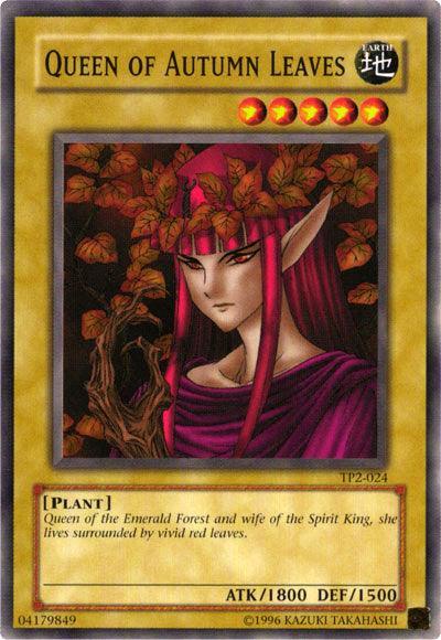 Common, Earth, Normal Monster, Plant, Tournament Pack 2, Unlimited Queen of Autumn Leaves [TP2-024] Common - Trading Card World