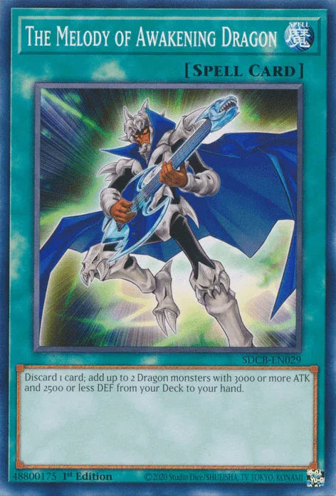 1st Edition, Common, Normal Spell, Spell, Structure Deck: Legend of the Crystal Beasts The Melody of Awakening Dragon [SDCB-EN029] Common - Trading Card World