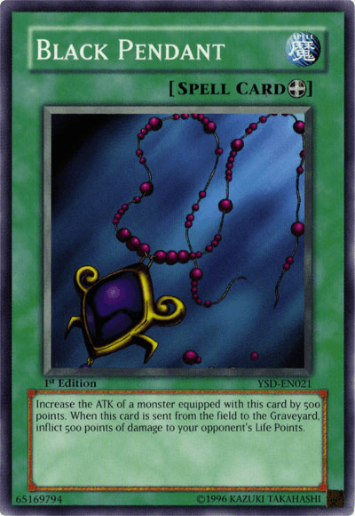1st Edition, Common, Equip Spell, Spell, Starter Deck 2006, Unlimited Black Pendant [YSD-EN021] Common - Trading Card World