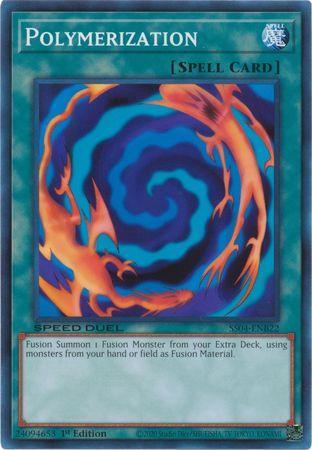 1st Edition, Common, Normal Spell, Speed Duel: Match of the Millennium, Spell Polymerization [SS04-ENB22] Common - Trading Card World