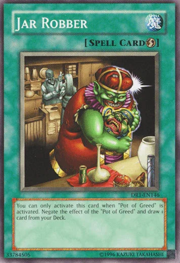 Common, Dark Revelation Volume 1, Quick Play Spell, Spell, Unlimited Jar Robber [DR1-EN146] Common - Trading Card World