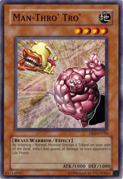Beast-Warrior, Common, Dark Revelation Volume 2, Earth, Effect Monster, Unlimited Man-Thro' Tro' [DR2-EN194] Common - Trading Card World
