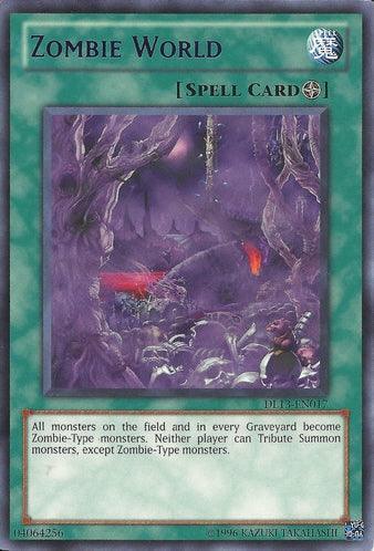 Duelist League Promo, Field Spell, Rare, Spell, Unlimited Zombie World (Blue) [DL13-EN017] Rare - Trading Card World