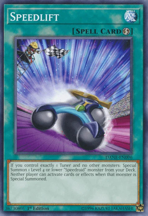 1st Edition, Common, Dark Neostorm, Quick Play Spell, Spell, Unlimited Speedlift [DANE-EN096] Common - Trading Card World