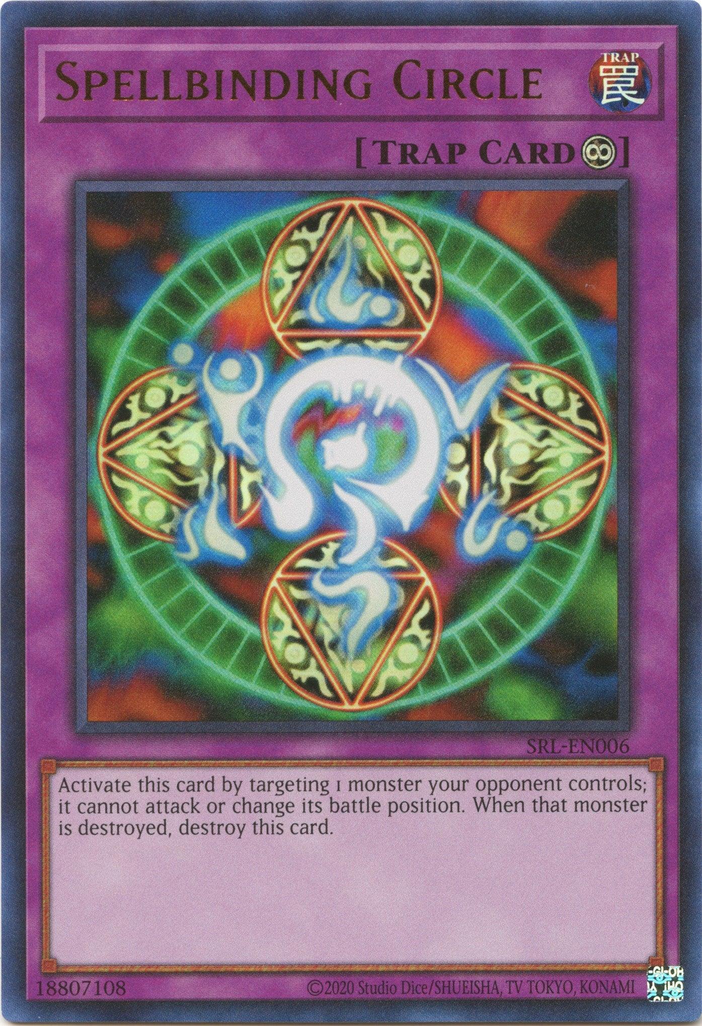 Normal Trap, Spell Ruler (25th Anniversary Edition), Trap, Ultra Rare, Unlimited Spellbinding Circle (25th Anniversary) [SRL-EN006] Ultra Rare - Trading Card World