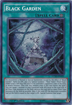 1st Edition, Field Spell, Legendary Collection 5D's, Secret Rare, Spell Black Garden [LC5D-EN101] Secret Rare - Trading Card World