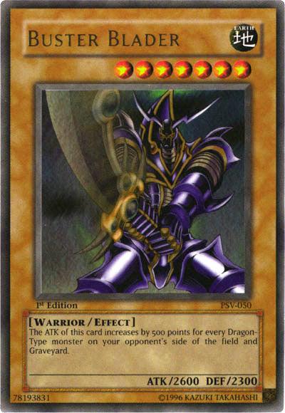 1st Edition, Earth, Effect Monster, Pharaoh's Servant, Ultra Rare, Unlimited, Warrior Buster Blader [PSV-050] Ultra Rare - Trading Card World