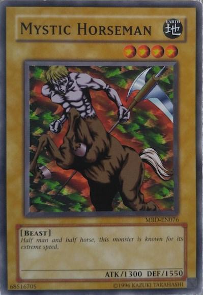 Beast, Common, Earth, Metal Raiders, Normal Monster, Unlimited Mystic Horseman [MRD-EN076] Common - Trading Card World