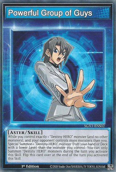 1st Edition, Common, Skill, Speed Duel GX: Duel Academy Box Powerful Group of Guys [SGX1-ENS02] Common - Trading Card World