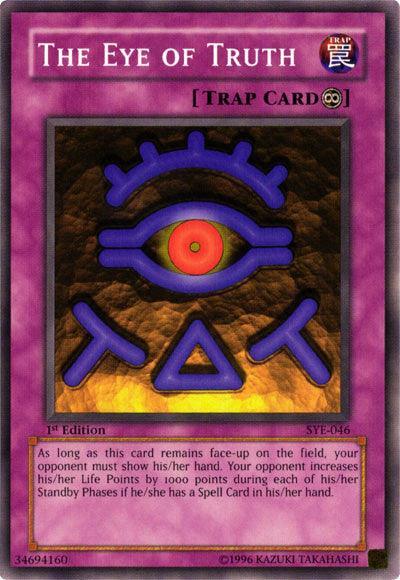1st Edition, Common, Continuous Trap, Starter Deck: Yugi Evolution, Trap, Unlimited The Eye of Truth [SYE-046] Common - Trading Card World