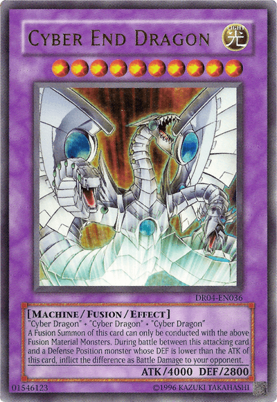 Dark Revelation Volume 4, Fusion/Effect Monster, Light, Machine, Ultra Rare, Unlimited Cyber End Dragon [DR04-EN036] Ultra Rare - Trading Card World