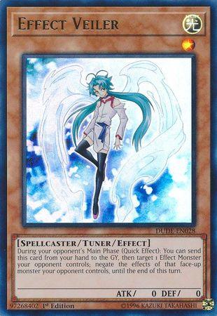1st Edition, Duel Devastator, Light, Spellcaster, Tuner/Effect Monster, Ultra Rare Effect Veiler [DUDE-EN028] Ultra Rare - Trading Card World