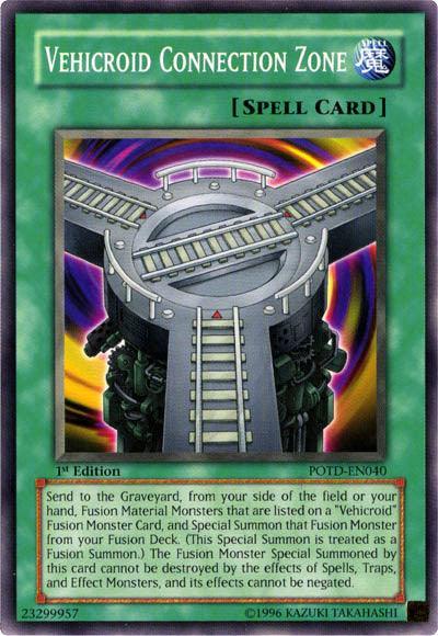 1st Edition, Common, Normal Spell, Power of the Duelist, Spell, Unlimited Vehicroid Connection Zone [POTD-EN040] Common - Trading Card World