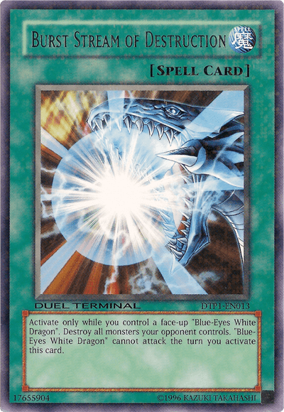 Common, Duel Terminal - Preview, Limited, Normal Spell, Spell Burst Stream of Destruction [DTP1-EN013] Common - Trading Card World