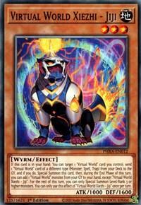 1st Edition, Common, Earth, Effect Monster, Phantom Rage, Wyrm Virtual World Xiezhi - Jiji [PHRA-EN012] Common - Trading Card World