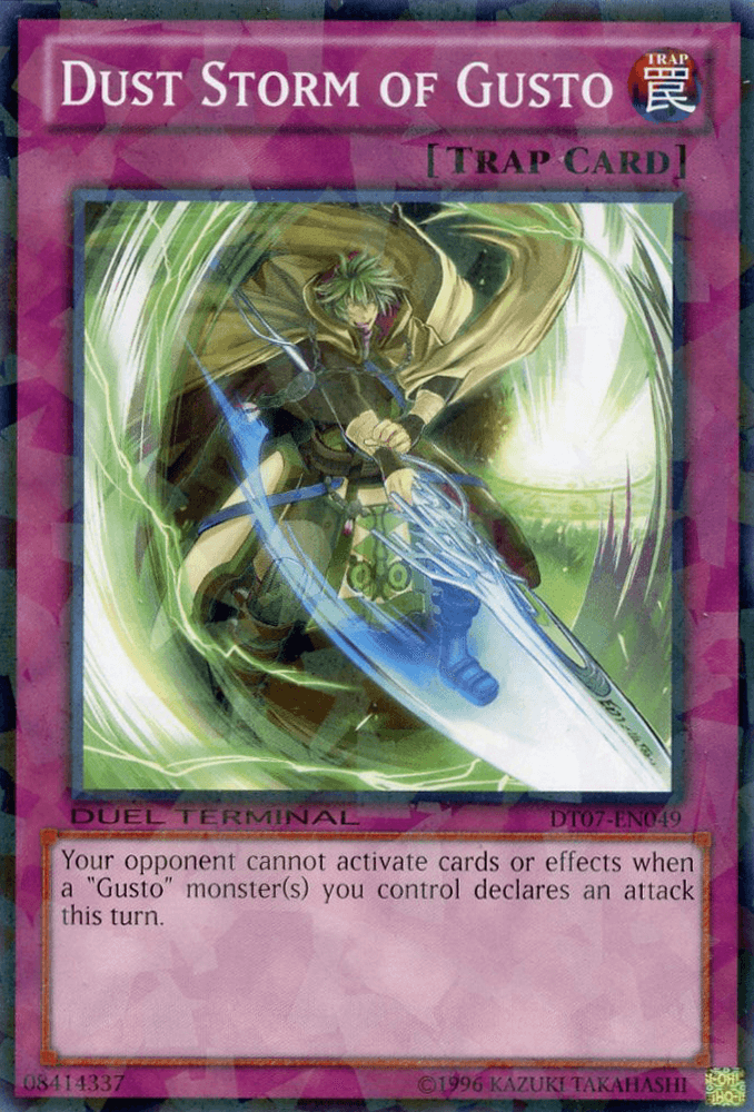 Common, Duel Terminal 7, Limited, Normal Trap, Trap Dust Storm of Gusto [DT07-EN049] Common - Trading Card World