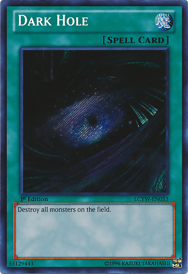 1st Edition, Legendary Collection 3: Yugi's World, Normal Spell, Secret Rare, Spell, Unlimited Dark Hole [LCYW-EN053] Secret Rare - Trading Card World