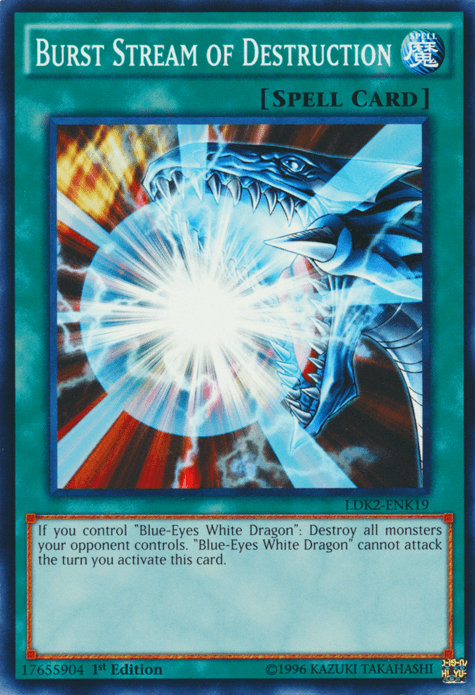 1st Edition, Common, Legendary Decks II, Normal Spell, Spell, Unlimited Burst Stream of Destruction [LDK2-ENK19] Common - Trading Card World