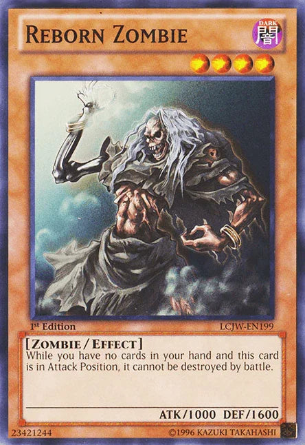 1st Edition, Common, Dark, Effect Monster, Legendary Collection 4: Joey's World, Zombie Reborn Zombie [LCJW-EN199] Common - Trading Card World