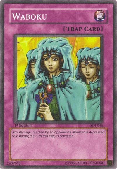 1st Edition, Common, Normal Trap, Starter Deck: Joey, Trap, Unlimited Waboku [SDJ-046] Common - Trading Card World