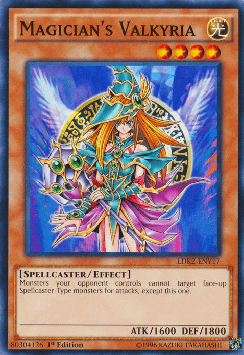 1st Edition, Common, Effect Monster, Legendary Decks II, Light, Spellcaster, Unlimited Magician's Valkyria [LDK2-ENY17] Common - Trading Card World