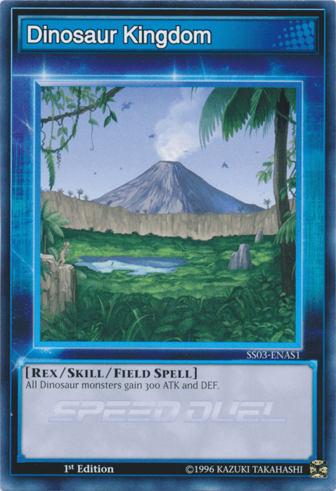 1st Edition, Common, Rex, Skill/Field Spell, Speed Duel: Ultimate Predators Dinosaur Kingdom [SS03-ENAS1] Common - Trading Card World
