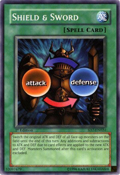 1st Edition, Common, Normal Spell, Spell, Structure Deck: Invincible Fortress, Unlimited Shield & Sword [SD7-EN020] Common - Trading Card World