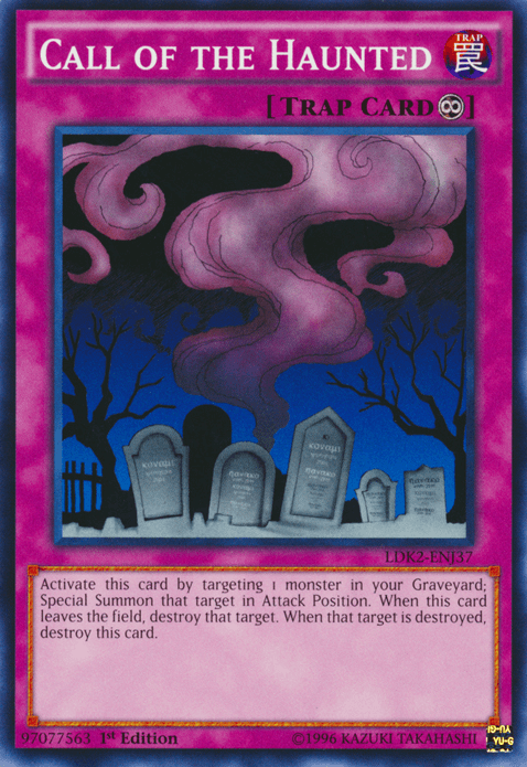 1st Edition, Common, Continuous Trap, Legendary Decks II, Trap, Unlimited Call of the Haunted [LDK2-ENJ37] Common - Trading Card World