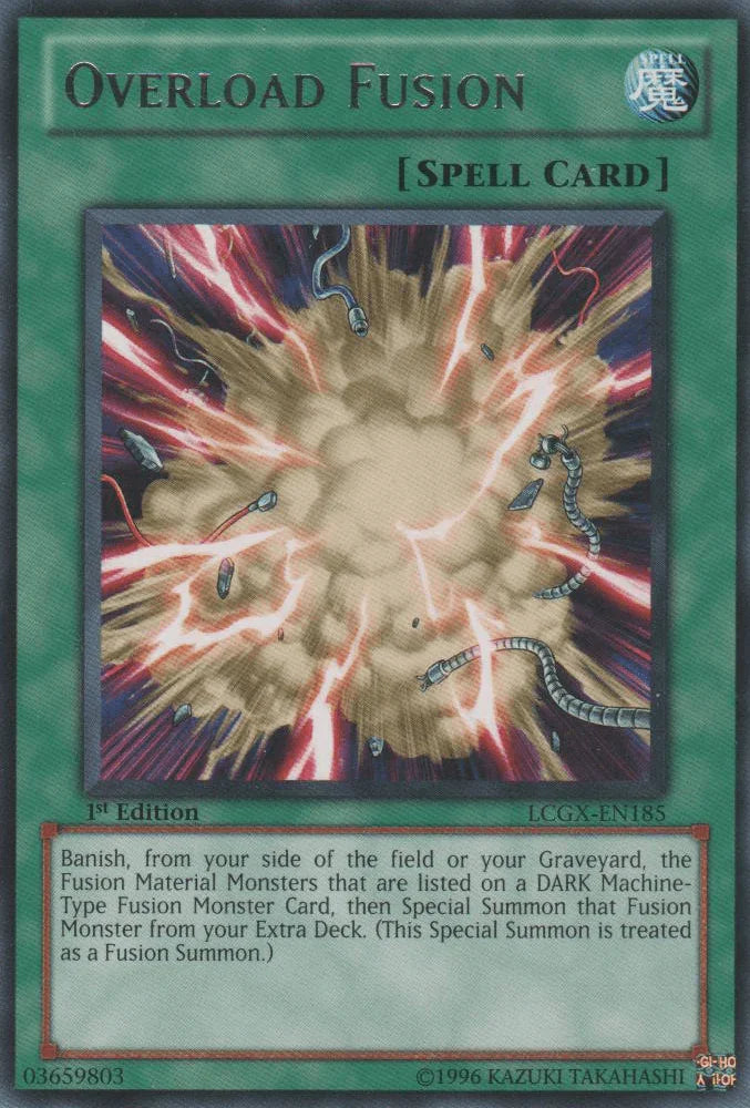 1st Edition, Legendary Collection 2, Normal Spell, Rare, Spell, Unlimited Overload Fusion [LCGX-EN185] Rare - Trading Card World