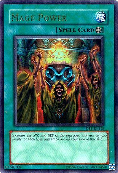 Dark Beginning 1, Equip Spell, Spell, Ultra Rare, Unlimited Mage Power [DB1-EN245] Ultra Rare - Trading Card World