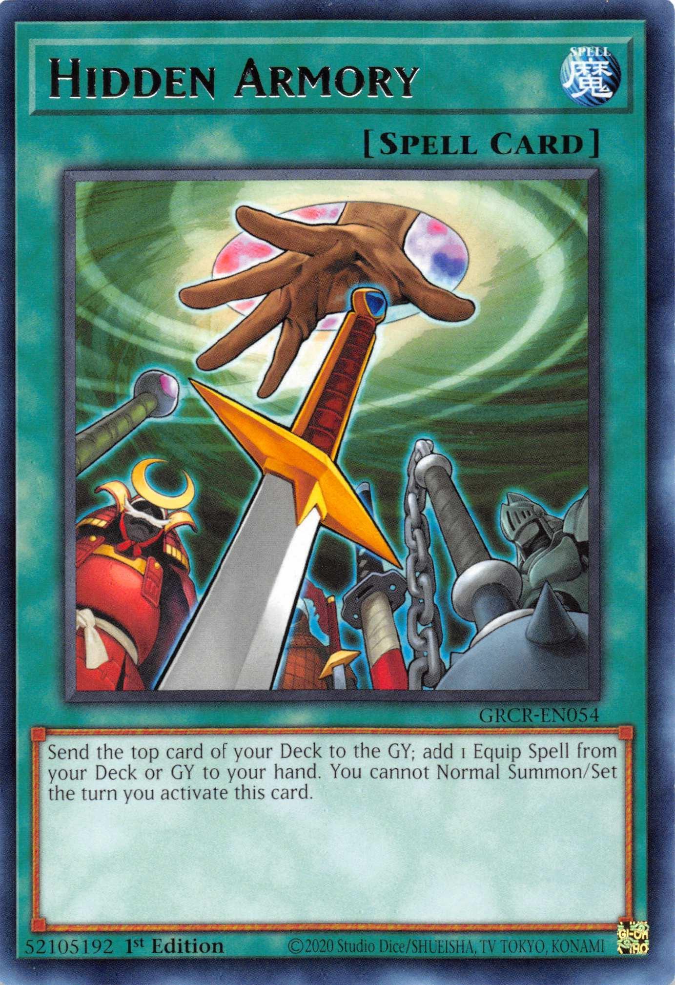 1st Edition, Normal Spell, Rare, Spell, The Grand Creators Hidden Armory [GRCR-EN054] Rare - Trading Card World