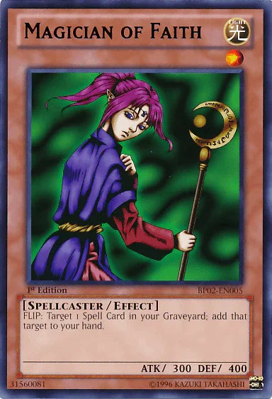1st Edition, Battle Pack 2: War of the Giants, Effect Monster, Light, Mosaic Rare, Spellcaster, Unlimited Magician of Faith [BP02-EN005] Mosaic Rare - Trading Card World