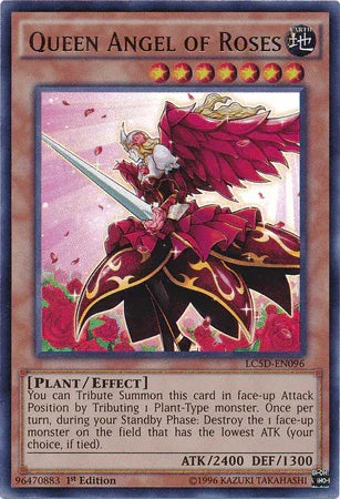 1st Edition, Earth, Effect Monster, Legendary Collection 5D's, Plant, Ultra Rare Queen Angel of Roses [LC5D-EN096] Ultra Rare - Trading Card World