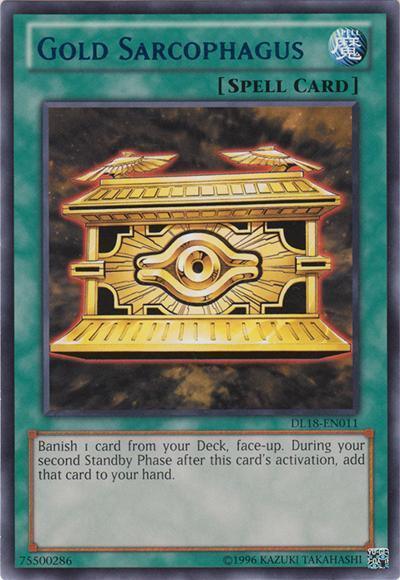 Duelist League Promo, Normal Spell, Rare, Spell, Unlimited Gold Sarcophagus (Purple) [DL18-EN011] Rare - Trading Card World