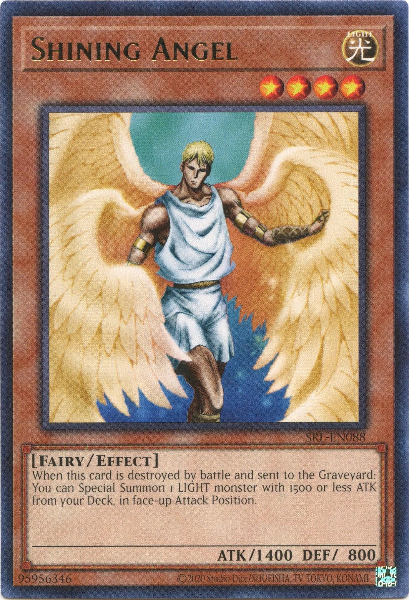 Effect Monster, Fairy, Light, Rare, Spell Ruler (25th Anniversary Edition), Unlimited Shining Angel (25th Anniversary) [SRL-EN088] Rare - Trading Card World